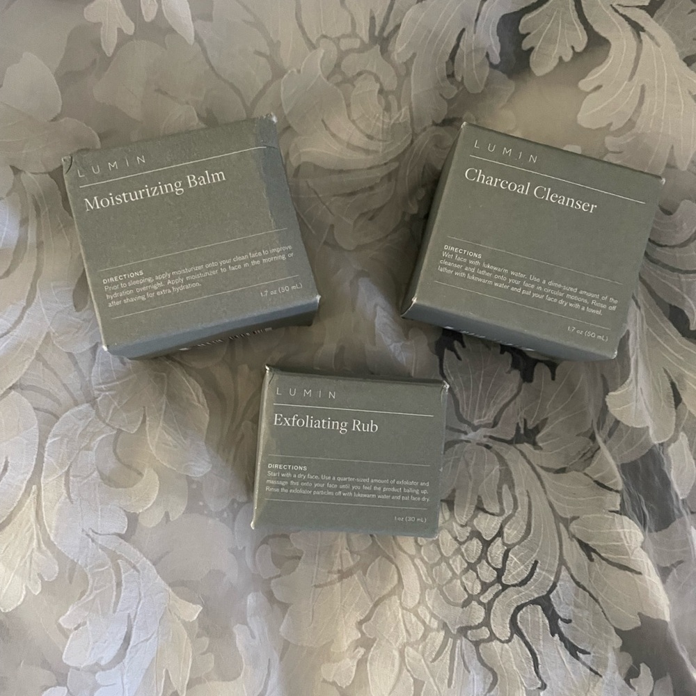 LUMIN 3 pcs Men’s Skincare products